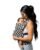 Mabē Monarch Ergonomic Baby Carrier – Premium Cotton Soft Structured Newborn to Toddler Carrier with Hip-Healthy Design, 3 Carry Positions (7-35lbs), Lightweight & Breathable, (Ebony Check)