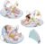 Yookidoo Baby Gym Urban Lay to Sit-Up Playmat. 3-in-1 Newborns Activity Center with Tummy Time Toys, Pillow & Infant Miror. 0-12 Month