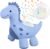 wiqins Baby Sleep Soother Cry Sensor Dinosaur Night Light Projector Baby Sound Machine Plush Stuffed Animal Toys for Boys Girls Pillow Ceiling for Toddler Lullabies & White Noise Sound