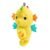 Baby Einstein Sea Dreams Seahorse Plush Soother Toy, with Music and Lights, Ages 0 Months and Up, Yellow