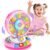 Toys for 1 2 3 Year Old Boys Girls, Spin & Sing ABC Alphabet Learning Zoo with Lights & Sounds, Musical Educational Toy for Toddler 1-3, Christmas 1st Birthday Gifts for Baby Kids Age 12-18 Months+