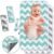 Portable Changing Pad, 2 Pack Baby Waterproof Diaper Changing Pad Reusable and Washable Newborn Travel Mat Station for Home Travel Outside