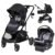 Baby Trend Passport® Switch 6-in-1 Modular Stroller Travel System with EZ-Lift™ Plus Infant Car Seat, Dash Black