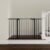 Mumeasy Baby Gate Extra Wide, 29.7-51” Pressure Mounted Dog Gate with Walk Thru Door, Auto Close Pet Gate for House, Stairs, Doorways,Black