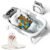 Collapsible Baby Bathtub for Newborn to Toddler (0-18 Months) – Foldable Baby Bath Tub with Soft Towel, Newborn& Infant Bathtub for Travel and Outdoor, Grey