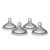 Tommee Tippee Advanced Anti-Colic Baby Bottle Nipples, Breast-Like for A Natural Latch, Soft Silicone, Fast Flow, 6+ Months, Pack of 4
