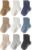Toddler Non Slip Cotton Crew Socks with Anti-slip Dots for Infant Baby Boys Girls