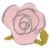 Scrunchie Flower Rose Baby Crinkle Toy – Soft Organic Fabric Infant Sensory Toy | Lightweight Newborn Developmental Rattle Alternative with Crinkle Sound & Textures (0+ Months)