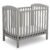 Delta Children Emery Mini Convertible Baby Crib with 2.75-inch Mattress, Grey