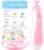 Electric Baby Nail Trimmer, Safe Gentle Nail File Grinder Kit with LED Light, Whisper Quiet, 6-in-1 Nail Care Set for Newborns Toddlers Kids & Adults, Adjustable Speed & Rotation, Portable Travel.Pink