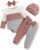 Mioglrie Newborn Baby Girl Clothes Infant Fall Outfits Color Block Pants Set Baby Clothes for Girls 0 3 6 9 12 18 Months