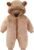 Fairy Baby Newborn Baby Bear Outfit Suit Thin Fleece Jumpsuit Romper Hooded Winter Clothes Snowsuit Coat Infant Girls Boys