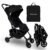 Colugo Compact Stroller+ Lightweight Travel Stroller 16lb, One-Hand Auto-Fold, Multi-Position Recline, for Infants and Toddlers Ages 6 Months to 4 Years, Rain Cover, Backpack and Cup Holder, Black