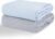 2 Pack Muslin Swaddle Blankets for Baby, 100% Cotton 40×40 Inches – Elegant Light Blue & Misty Blue, Soft Breathable Newborn Swaddle for Infants/Toddlers, Multi-Use Receiving Blanket