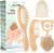 Baby Hair Bush and Comb Set, 5 Pack Wooden Baby Brush with Soft Goat Bristle for Newborns and Toddlers, Perfect for Cradle Cap, Baby Registry Gift, Infant Essentials Care Kit