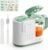 Momcozy AutoMeal Baby Food Maker – One-Step Auto Steam & Blend Food Processor, 15oz Large Cup & 6-Blade Design, Self-Cleaning, Auto 3-Stage Texture Settings for Effortless Homemade Baby Puree