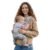 Baby Carrier Newborn to Toddler(8-30lbs), Toddler Carrier with Adjustable Shoulder Strap, Baby Holder Carrier with Breathable Mesh Fabric, Grey