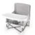 Serene Life Baby Seat Booster -Space Saver Toddler Booster Seat – Portable Pop and open Sit Folding Booster Feeding Chair – Safety Belt/Food Tray/Travel Bag – SereneLife SLBS66, Grey, 6 Piece Set