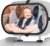 Baby Car Mirror, Safety Car Seat Mirror for Rear Facing Infant, Clear Wide View, 360°Rotation, Easily Observe the Baby Move, Secure, Shatterproof, Crash Tested and Certified (Black)