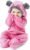 Cuddle Club Fleece Baby Bunting Bodysuit with Hood, Convertible Mittens & Booties, Car Seat Friendly, Soft & Warm, Easy Zip