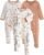 Yoofoss Baby Pajamas 100% Organic Cotton Baby Sleepers for Newborn 0-3 3-6 6-9 Months Boys Girl Clothes 3pcs Footed PJs
