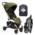 Colugo Compact Stroller – One Hand Fold Lightweight, Travel, Toddler, Airplane, Foldable Stroller with Rain Cover, Backpack and Cup Holder (Olive)
