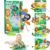 BBWOO Soft Baby Book Toy – Newborn Boy Girl Shower Gift – Tummy Time Toy for Infant 0-6 6-12 Months – Touch and Feel Sensory Crinkle Book with Teether – Baby Boy Girl Gift