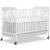 Dream On Me Carson Classic 3-in-1 Convertible Full-Size Baby Crib in White, GreenGuard Gold & BSA, 4 Mattress Heights, Converts to Day & Toddler Bed, Locking Wheels, Classic Nursery Design