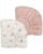 Mini Crib Sheets for Baby Boy Girl 2 Pack, Neutral Mini Crib Mattress Sheet 24″ x 38″, Muslin Nursery Bedding Soft and Breathable Comfort (Vintage Blossom & Pink)