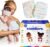 Happy Hues Cuddlers Disposable Diapers Size 1,8–14 lbs–Baby Diapers with Shea Butter, Wetness Indicator &Leak Protection–Ultra-Soft Unisex Newborn &Infant Diapers with Full Coverage,120 Count