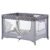 Pamo Babe Compact Pack and Play – Portable Crib for Baby, Lightweight Foldable Travel Playard with Mattress Pad & Carry Bag, Safe Breathable Travel Bed for Home, Trips & Family Visits, Cute Pattern