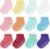 JAKIDAR 12 Pair Baby Toddler Socks Non-Slip Grip Cotton Ankle Socks for Boys Girls Non Skid Soles for Infants Kids