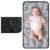 Accmor Portable Diaper Changing Pad, Waterproof Baby Changing Mat, Foldable Portable Travel Changing Pads for Baby, Black