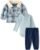The Children’s Place Baby Boys’ 3 Piece Set, Long Jacket,short Sleeve Bodysuit, and Pant