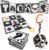 KUANGO 3 PCS Black and White High Contrast Baby Toys Newborn Toys 0-6 Months, Visual Stimulation Sensory Soft Book, Infant Tummy Time Toys 0-3-6 Months Baby Gifts