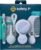 Safety 1st Deluxe Baby Healthcare and Grooming Kit, Pyramids Aqua, Newborn Baby Essentials, One Size, 24 Pieces
