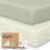 KeaBabies 2-Pack Organic Crib Sheets for Boys, Girls – 52×28 Fitted Crib Mattress Sheet Neutral, Breathable Jersey Cotton Cover for Baby Bed, Toddler Mattress, Soft & Cute Prints (Foxtrot)