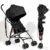 Baby Portable Stroller, Cool Kids Lightweight Travel Stroller with Carrier for Walking, Shopping, and Playgrounds