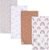 Gerber Unisex Baby 100% Cotton Flannel Receiving Blankets 30×30 Inches (Pack of 4), Boho Rainbow, One Size