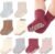 8 Pairs Baby Toddler Socks Non-Slip Grip Socks for Boys Girls Newborn Infant Baby Cotton Crew Sock with Grips 0-5T
