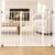 Regalo Safety 29-49″ Easy Step Extra Wide Baby Gate for Doorways & Bottom of Stairs, Pressure Mounted Safety Gate with Door for Babies, Toddlers & Pets, White