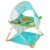 Bright Starts Pop ‘N Jump Portable Baby Jumper, Foldable Indoor/Outdoor Baby Jumper with Owl Forest Sensory Activities, Ages 6–12 Months