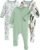 Yoofoss Baby Pajamas 100% Organic Cotton Baby Sleepers for Newborn 0-3 3-6 6-9 Months Boys Girl Clothes 3pcs Footed PJs