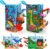 2PCS Baby Books Toys 0-6 Months Infant Tummy Time Sensory Travel Toys 3 4 5 6 Month Crinkle Touch Feel Busy Soft Book for Babies 0-3 3-6 6-12 Months Newborn Essentials Must Haves Boy Girl Shower Gifts