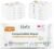 Naty Baby Wipes | 98% Water, Hypoallergenic & Natural for Sensitive Skin | Unscented, Plant-Based, Fragrance-Free | Plastic-Free & Compostable | Newborn & Toddler Diaper Wipes | 672 Count (12 Packs)
