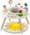 Move2Play 4-in-1 Baby Activity Center | Montessori-Inspired Design | 8 Interactive Toys | Tummy Time, Exersaucer & Toddler Table | Shower Gift | Essential | Must Have for 3, 6, 12 Month Old (Sun)