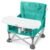 Bright Starts Pop ‘N Sit Portable Booster, Indoor/Outdoor Use, Floor Seat with Feeding Tray, Teal, 6 Mos – 3 Yrs