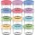 KeaBabies 12pk 4oz Glass Baby Food Containers with Lids – Leak-Proof, Microwavable Small Glass Jars, Baby Purees & Toddler Snack Storage Containers, BPA-Free, Dishwasher & Freezer Safe (Nord)