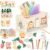 Joyreal 8-in-1 Montessori Tissue Box Toy for Baby 12 Months – Neutral Color Wooden Activity Cube for Boys and Girls First Birthday Gifts – Sensory Toy for Toddlers 1-3 Preschool Learning Education