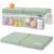 URMYWO Bath Kneeler and Elbow Rest Pad Set – 1.5″ Thick Baby Bath Kneeler Pads with Toys Organizer, Anti-Slip Cozy Knee & Arm Support Bathtub Mat, Quick Dry Kneeling Pad for Baby Bath Time